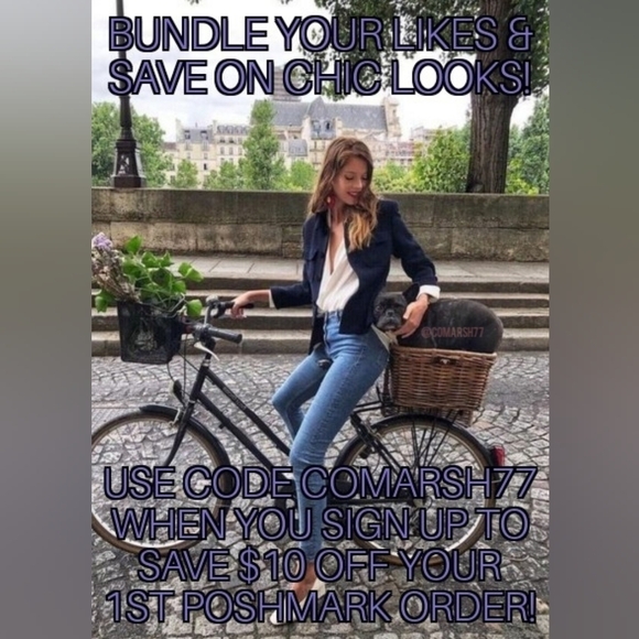 Coro Blue & Silver Flower Screw Back Earrings - Picture 6 of 6